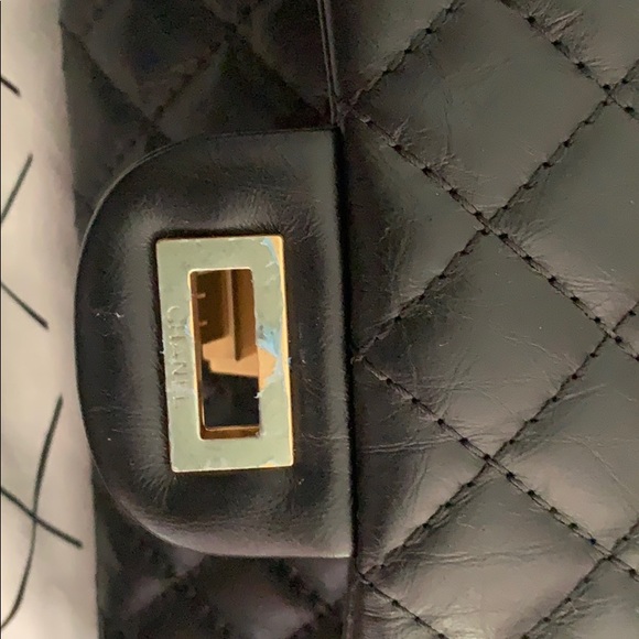 Channel 2.55 calfskin flap bag size medium. - Picture 2 of 8